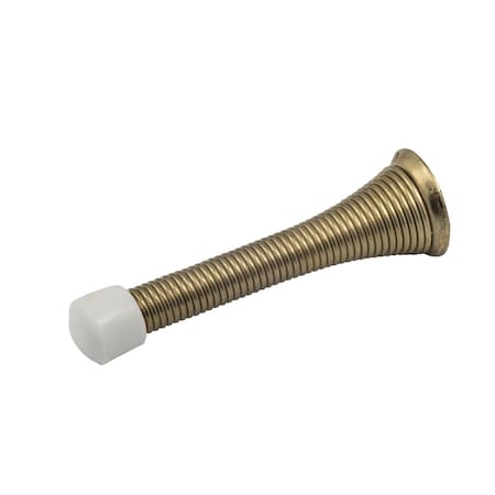Sure-Loc Hardware Sure-Loc Hardware Spring Door Stop, Polished Brass DS3 3